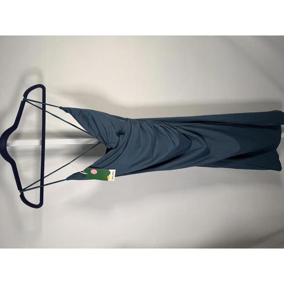 NWT Halara SoftlyZero Airy Crossover Ruched Lace Up Bodycon Dress Size Small - Picture 2 of 10